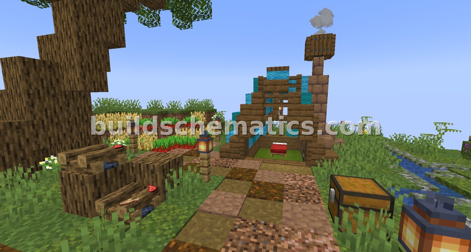 Simple Skyblock Schematic — view 3