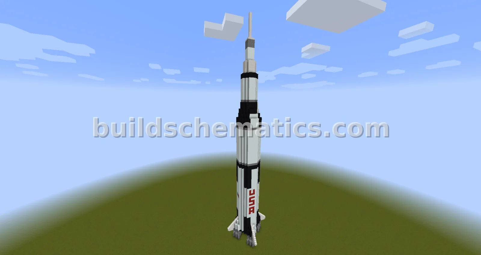 Saturn V Rocket Sculpture