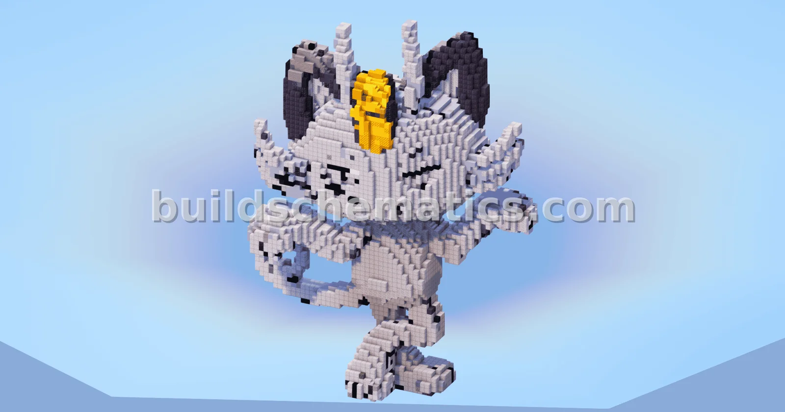 Alolan Meowth Statue