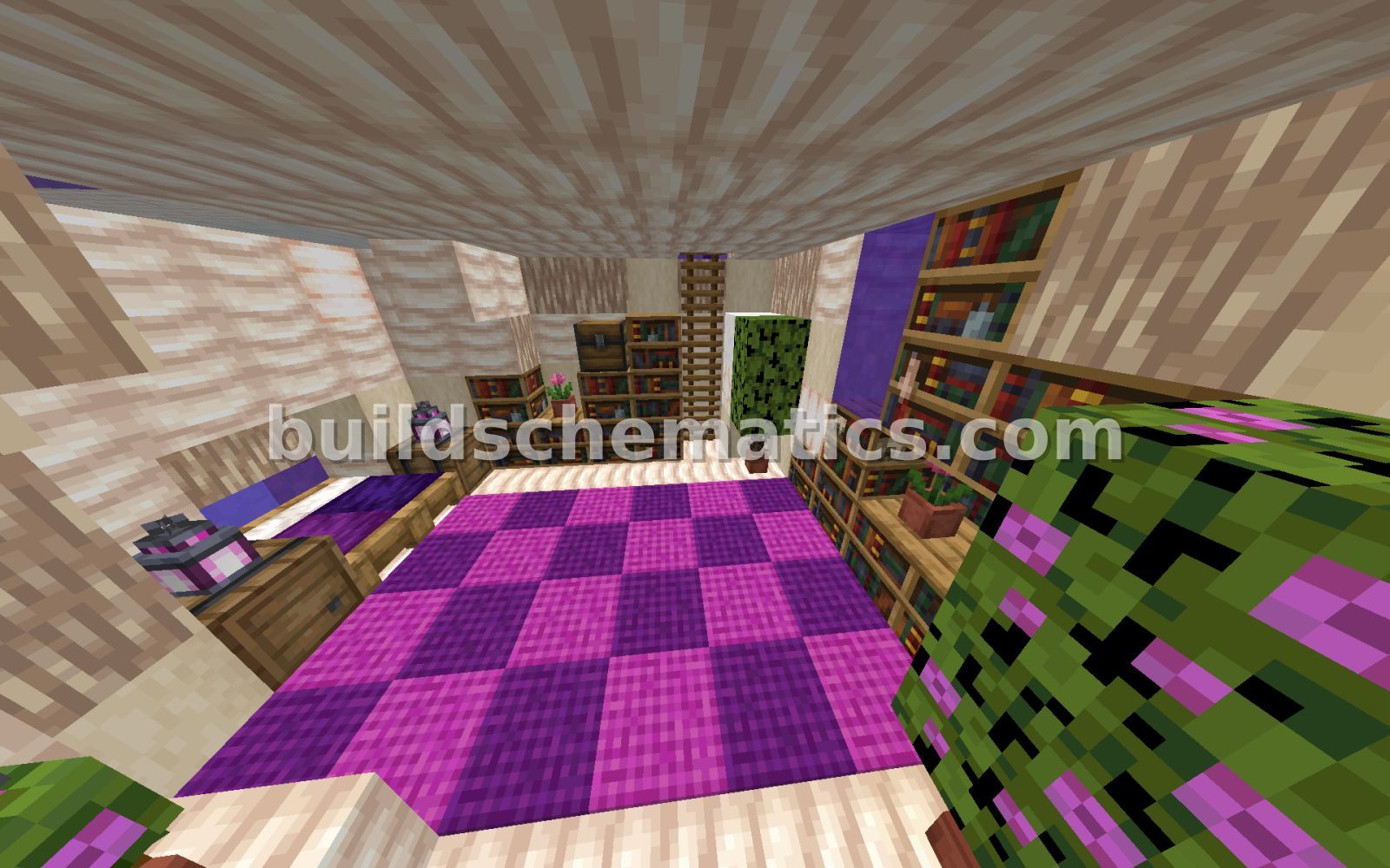 Cute Purple Mushroom Structure — view 3