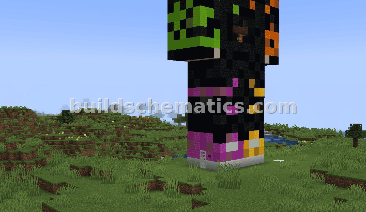Player Skin Statue House — view 2
