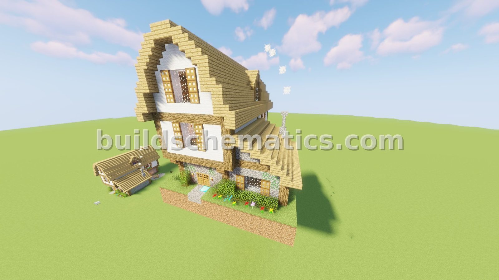Classic Minecraft Rural Home — view 3