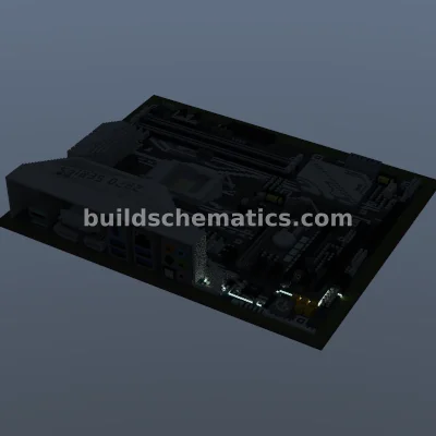 ASUS Z270-A Motherboard Pixel Art — view 2