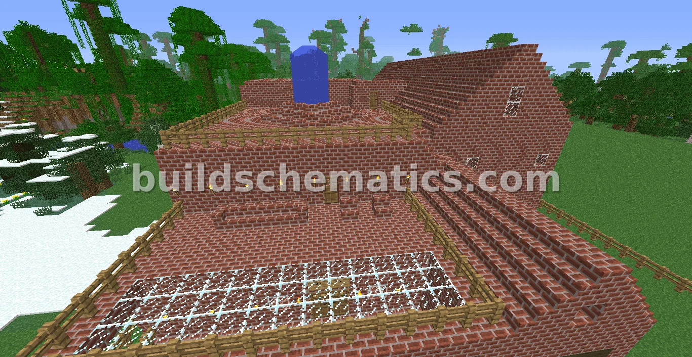 Modern Brick House Design — view 3
