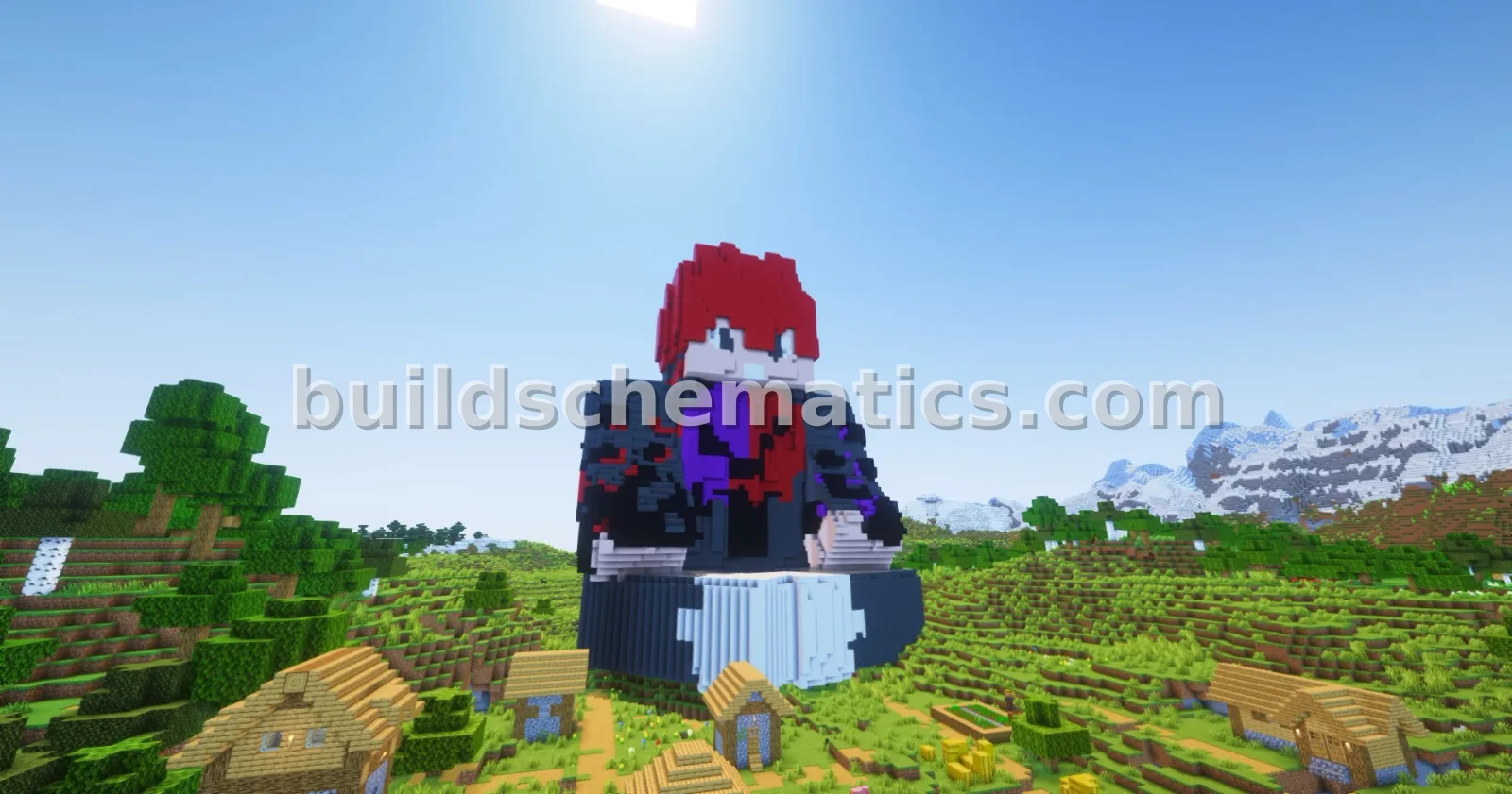 Srdimi25 Statue Minecraft 3D — view 2