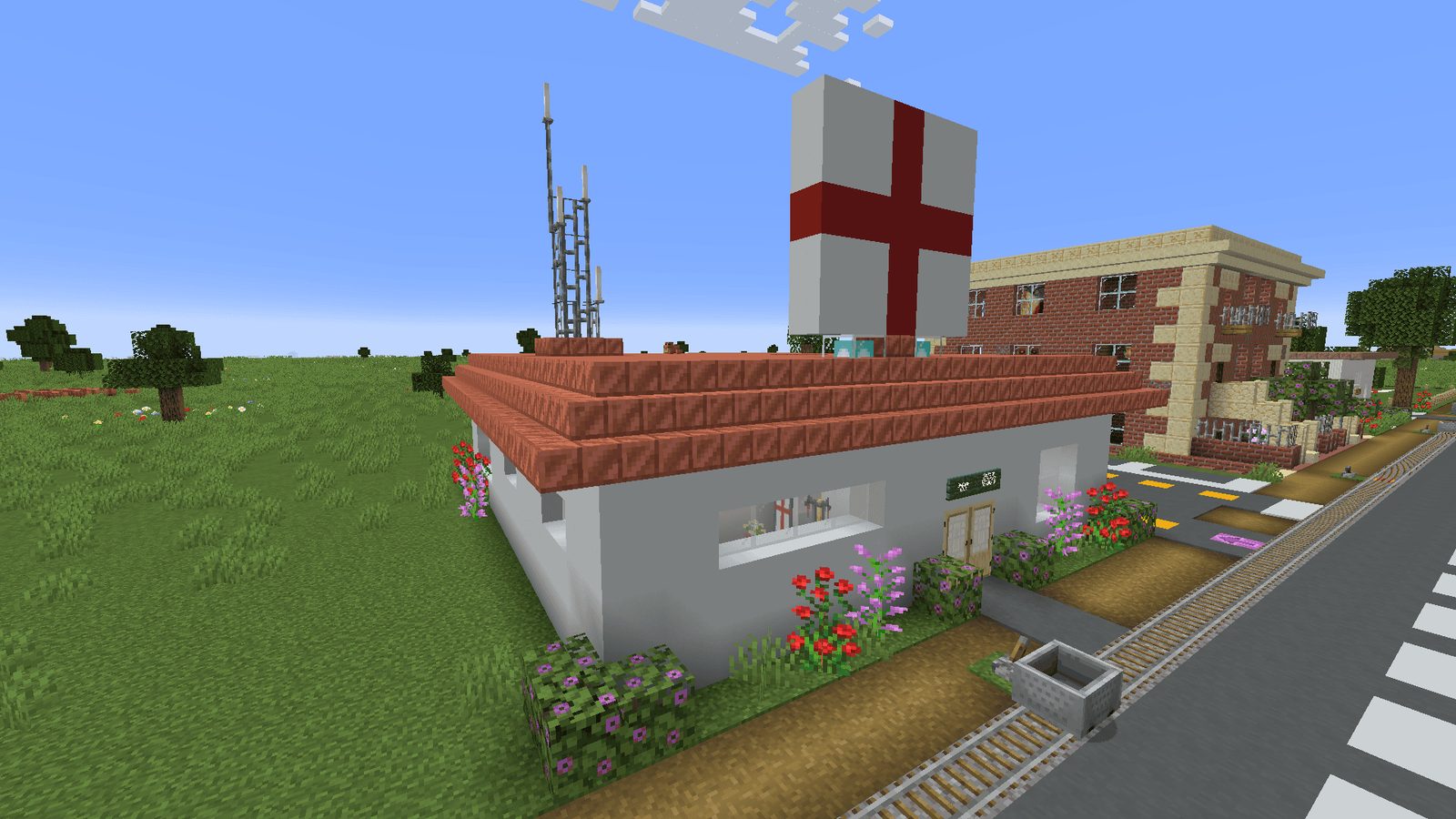 Minecrafty Town Medical Center Building
