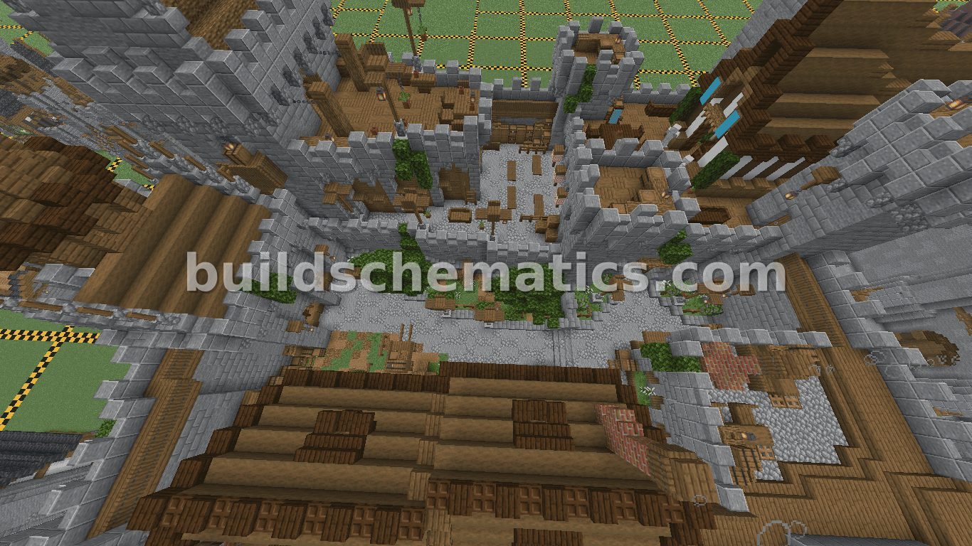 Medieval Village Fortress — view 3