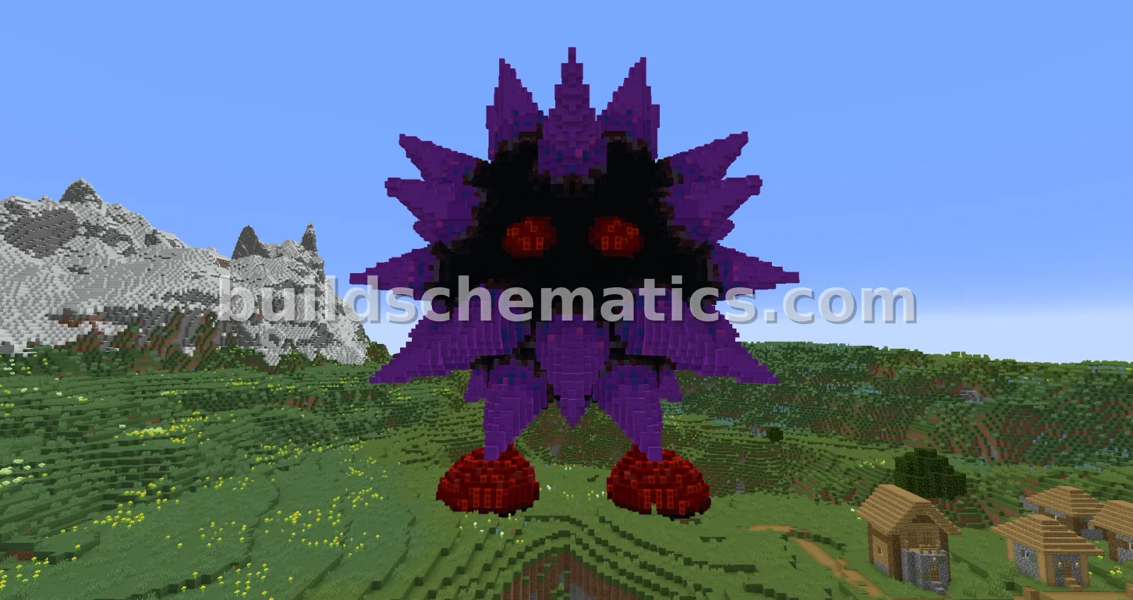 Burrbo Statue Minecraft Build — view 3