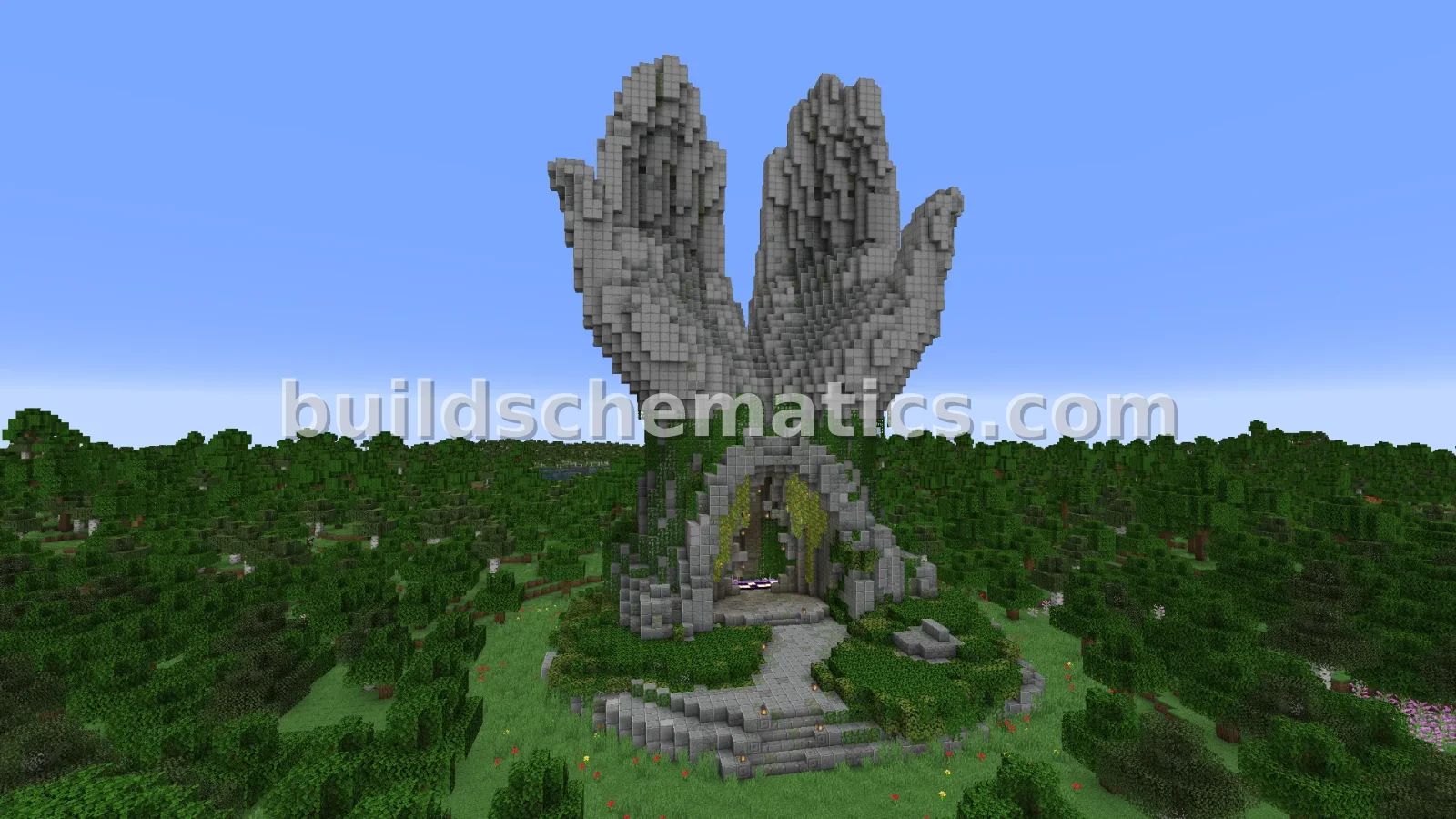 Nether Portal Statue - Praying for Rain Build