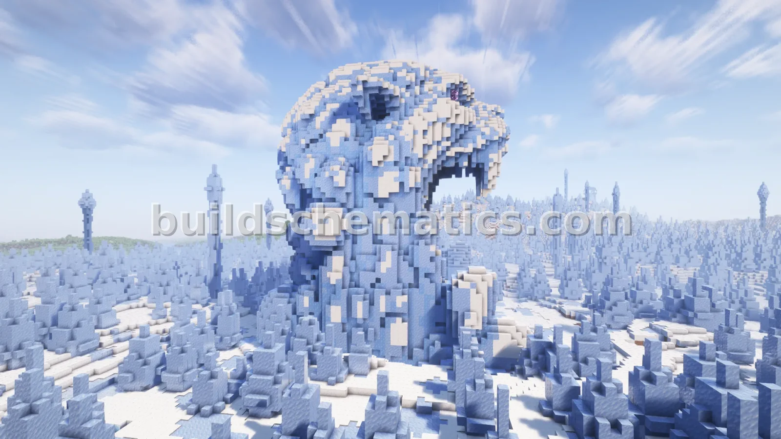 Titan Yeti Nether Portal Statue — view 2