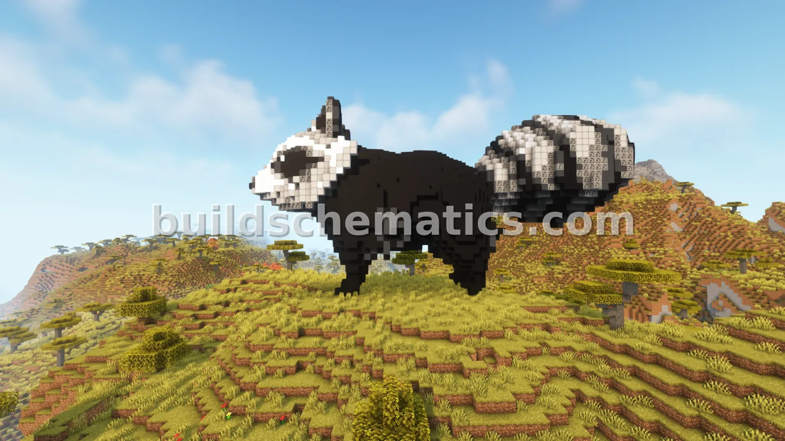 Large Raccoon Statue — view 5