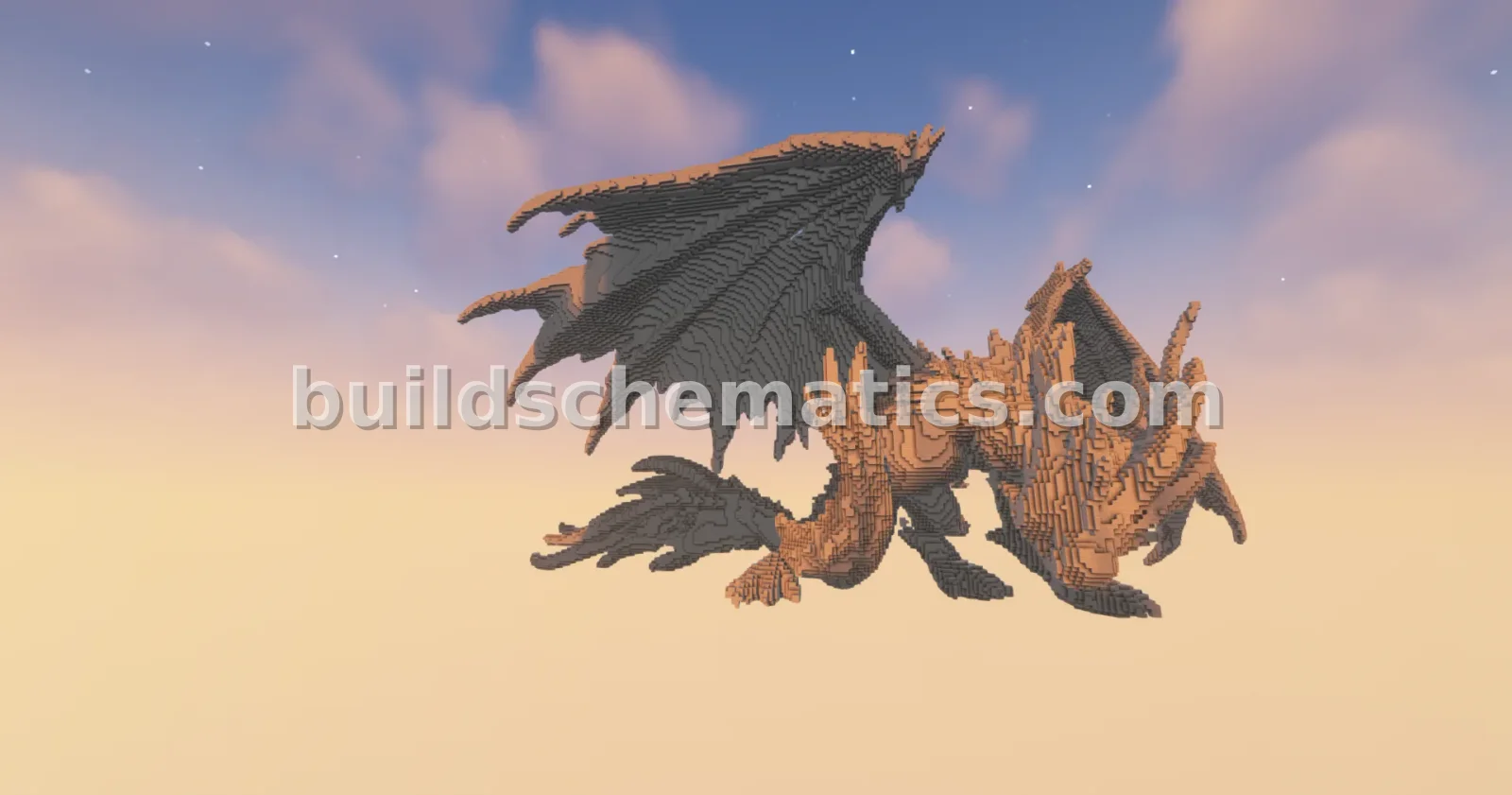 Gore Magala Statue Minecraft Build — view 2