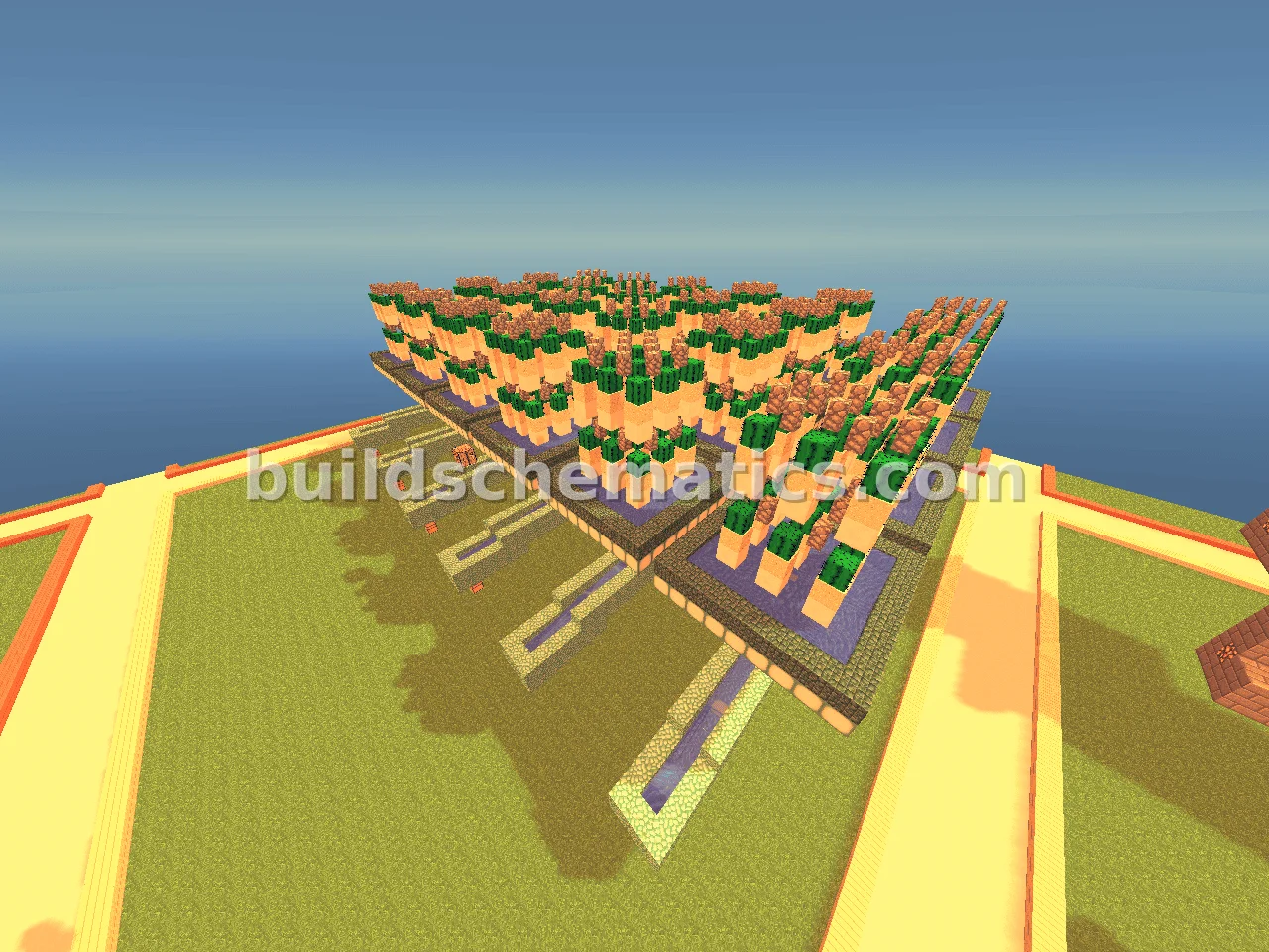 Desert Cactus Farm Structure