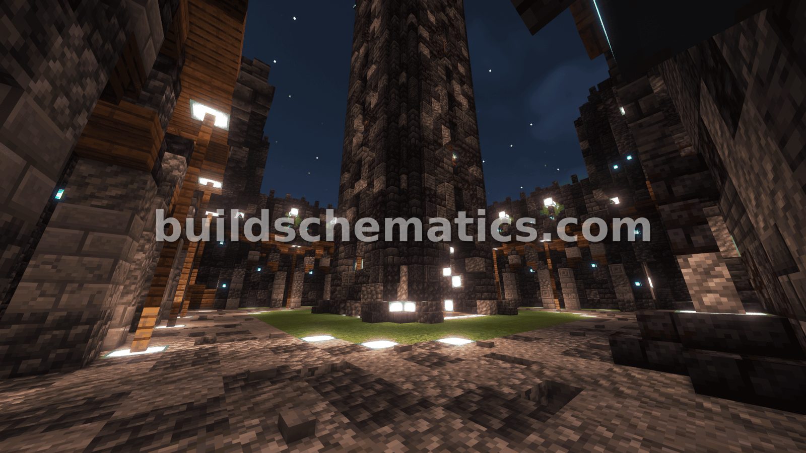 Nether Bastion Themed Castle — view 3
