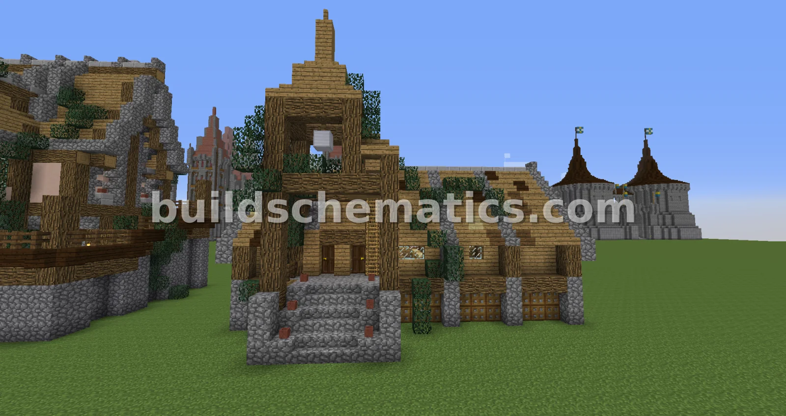 Rustic Village Church With Bell Tower