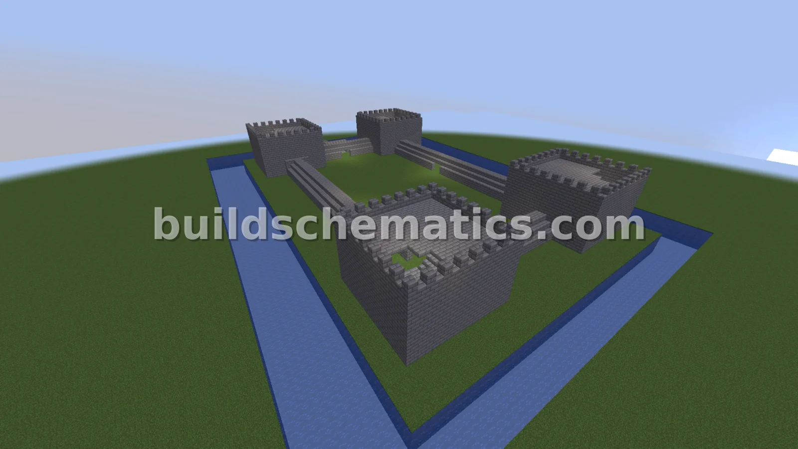 Medieval Castle with Drawbridge