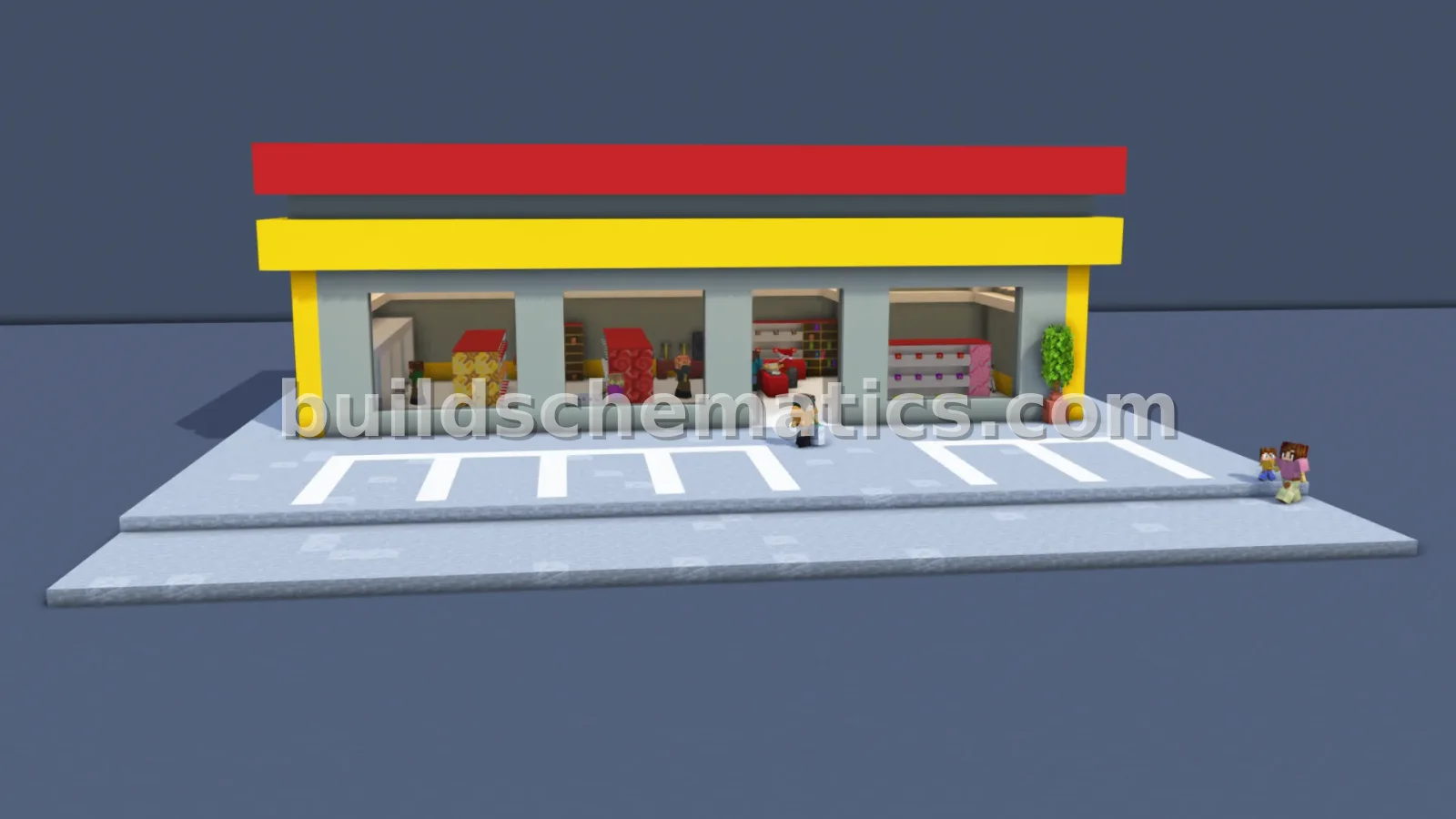 Simple OXXO Store With Interior