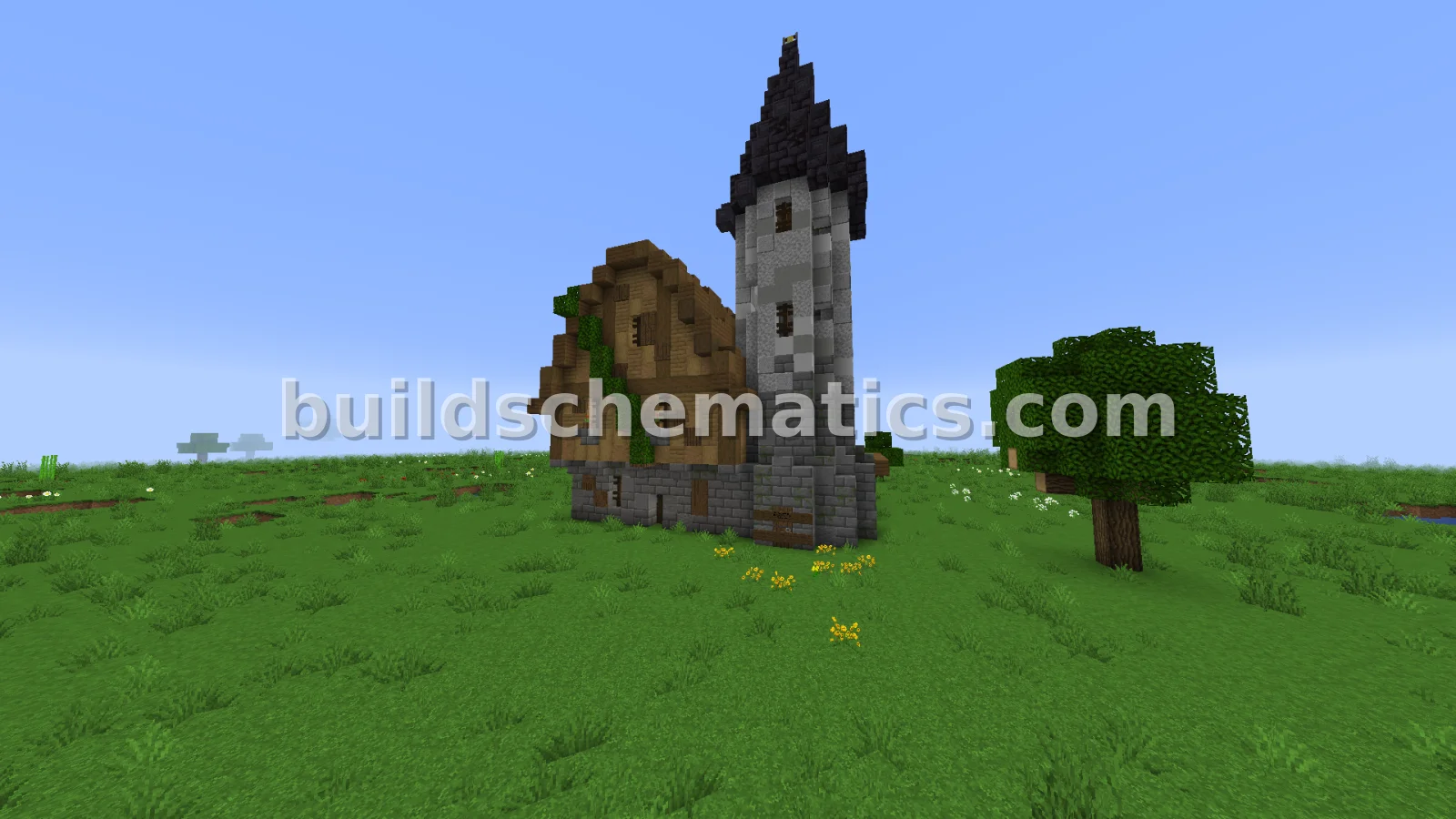 Small Medieval House With Interior