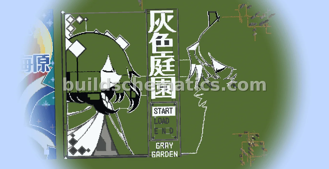 The Gray Garden Pixel Art Recreation — view 3