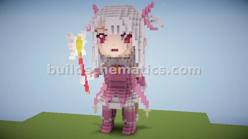 Prisma Illya Pixel Art