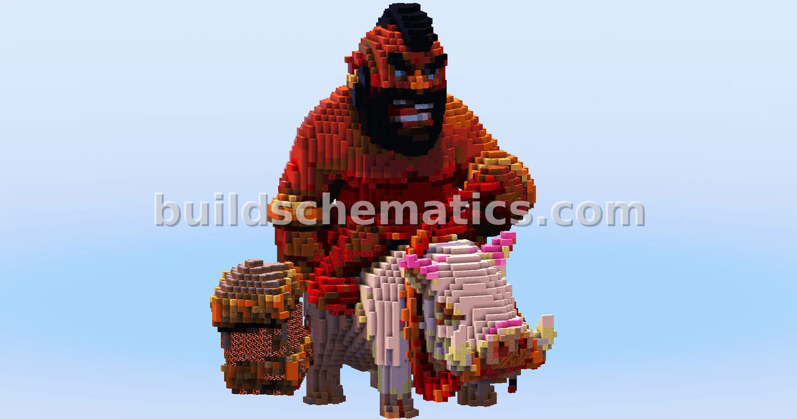 Hog Rider Minecraft Build