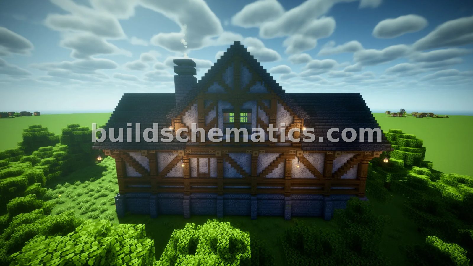 Rustic Farmhouse Minecraft Build — view 2