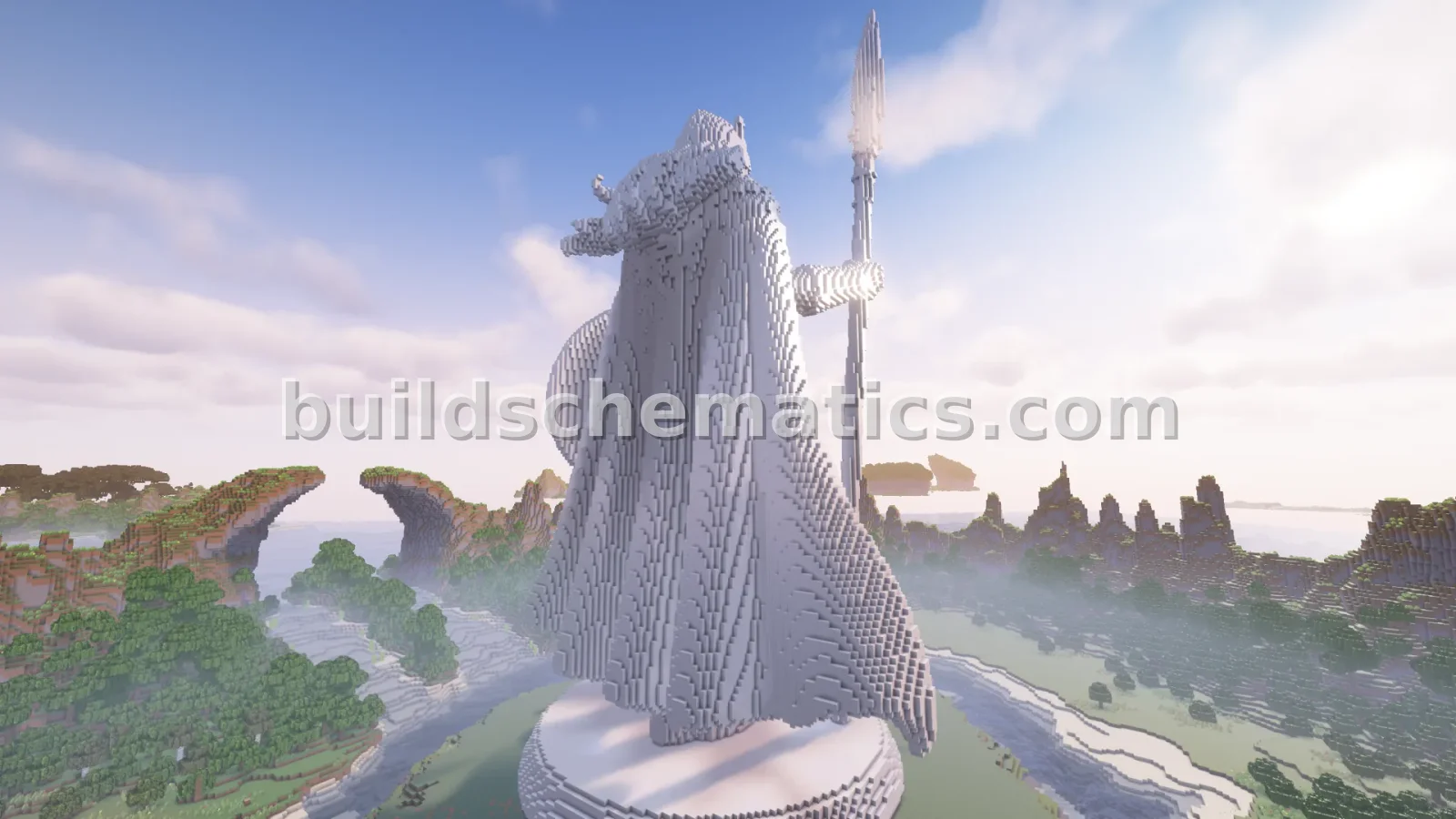 Marble Valkyrie Statue — view 5