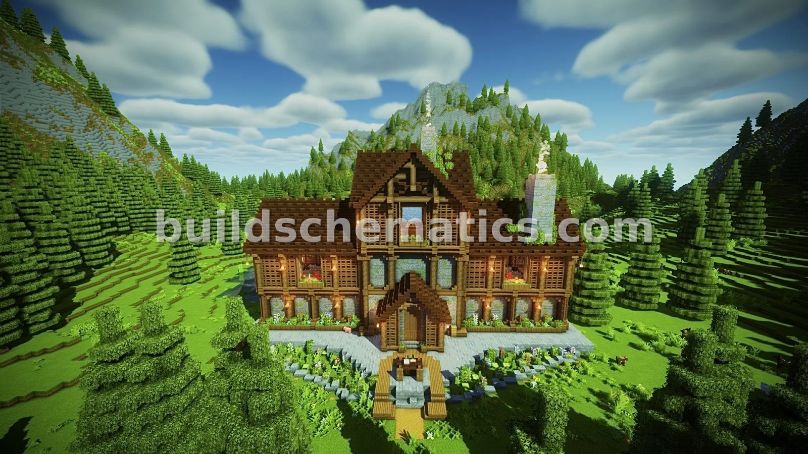 Medieval Lakeside Manor House — view 2