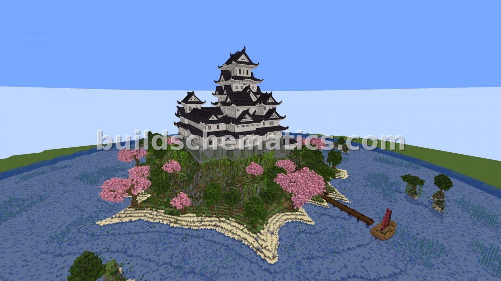 Himeji Japanese Castle Structure — view 2