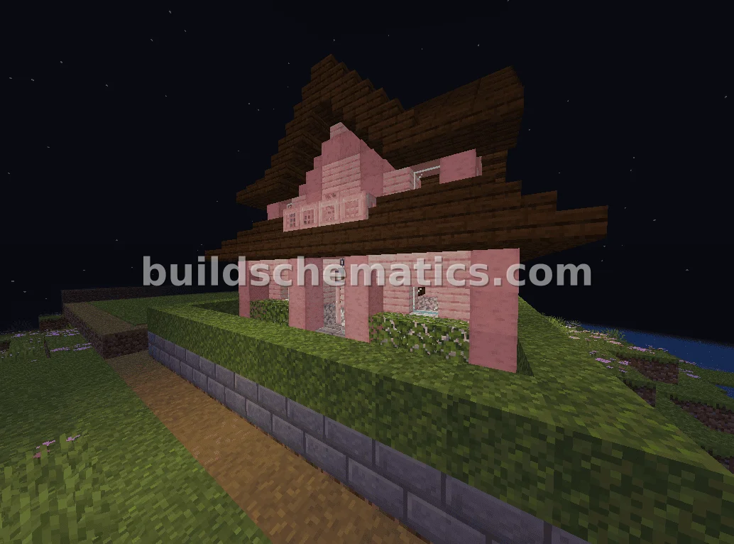 Classic Cherry Blossom House 16x16 — view 2