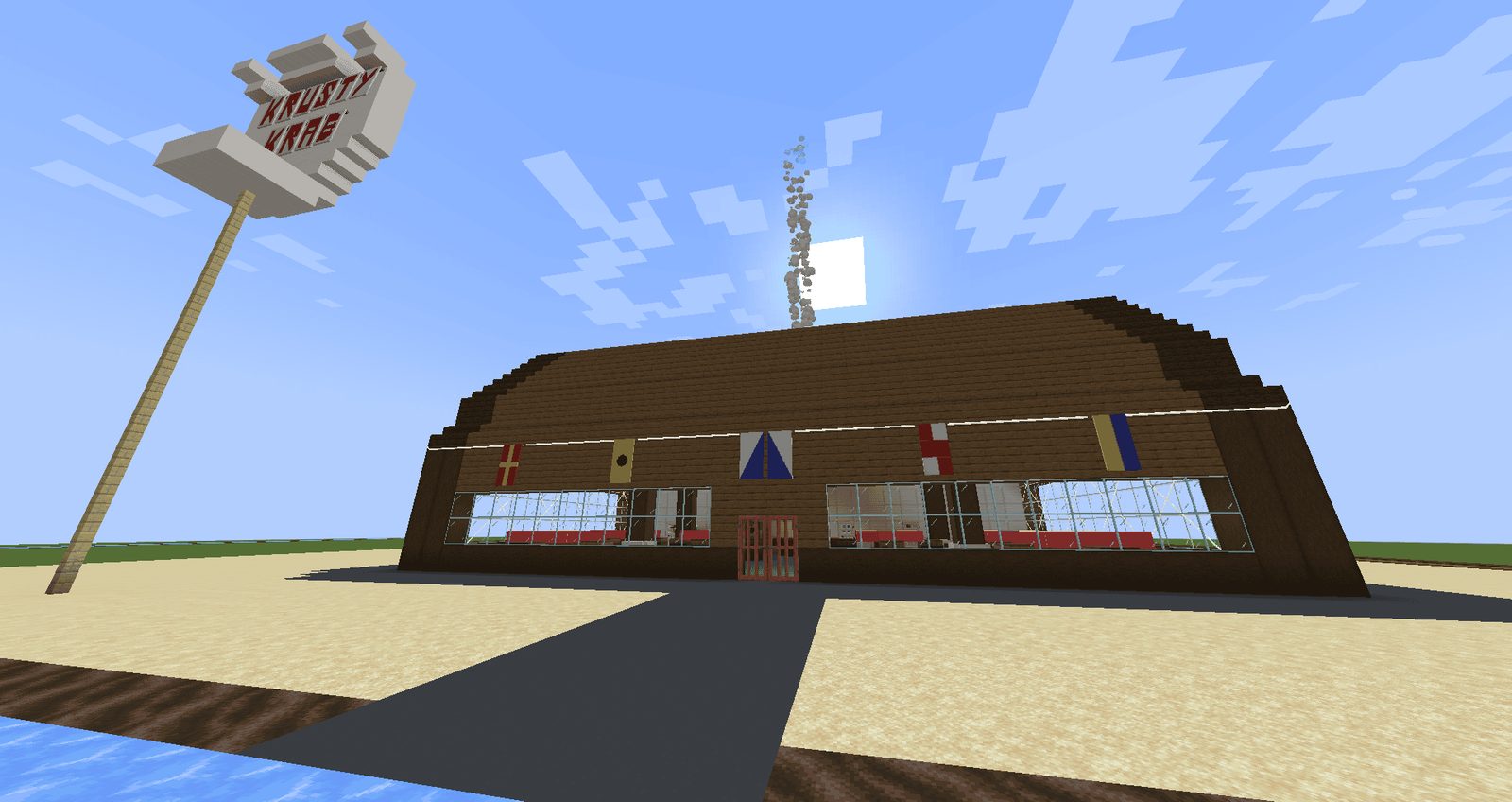 Krusty Krab Restaurant Replica