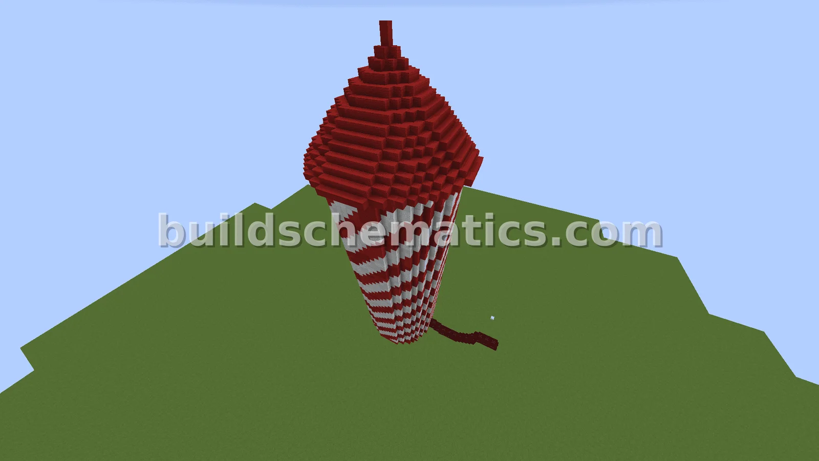 Giant Classic Firework Rocket Build — view 2