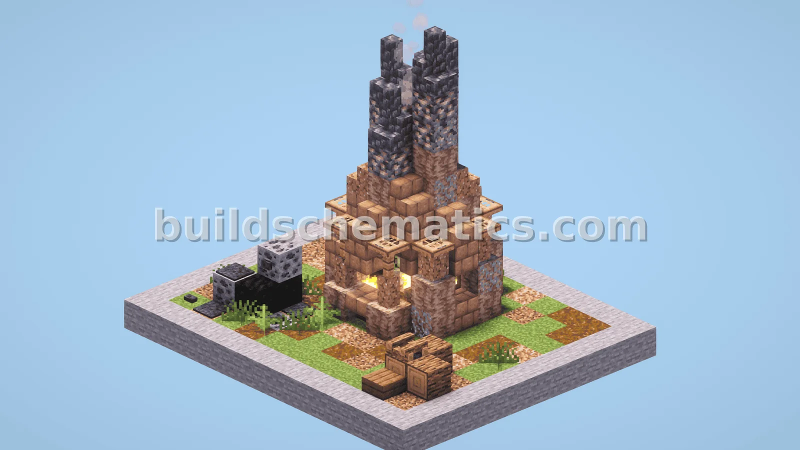 Rural Foundry Medieval House