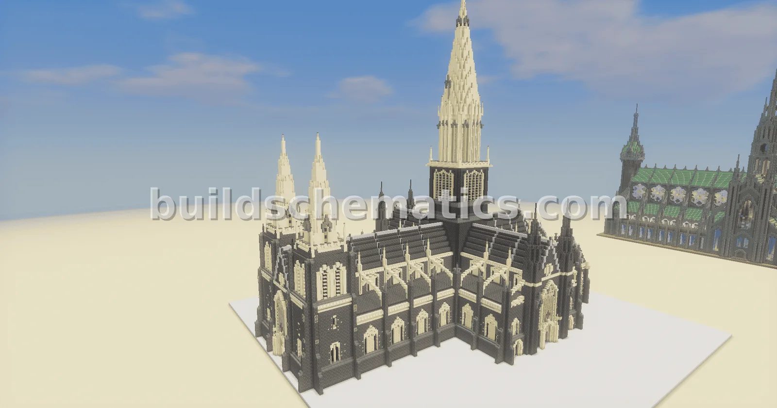 Gothic Medieval Cathedral Structure