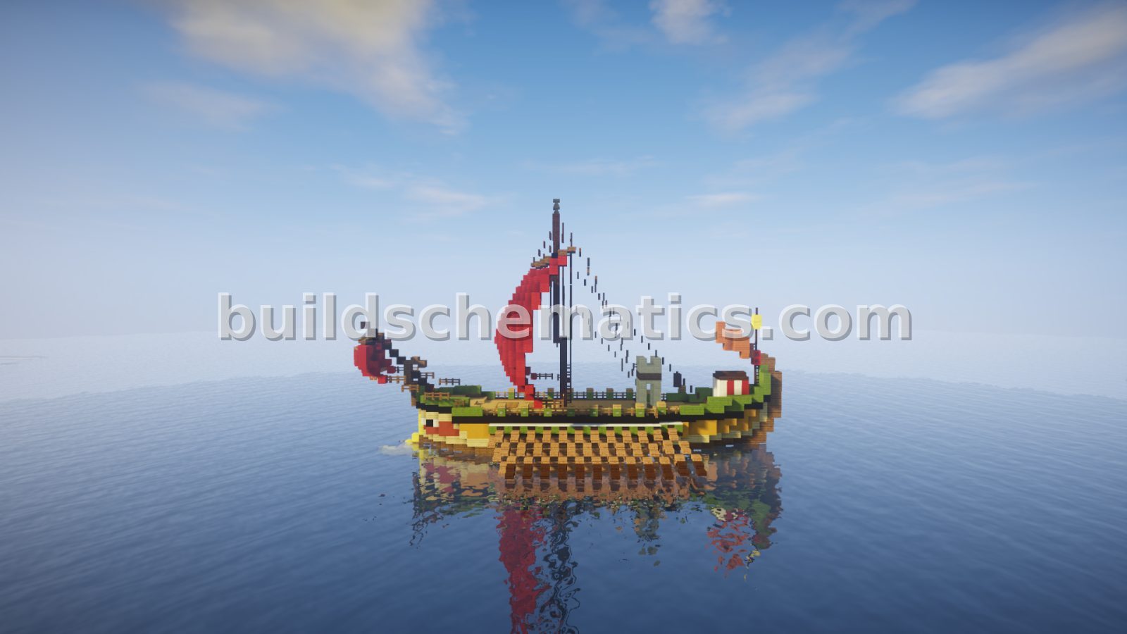 Ancient Mediterranean Warship Trireme — view 2