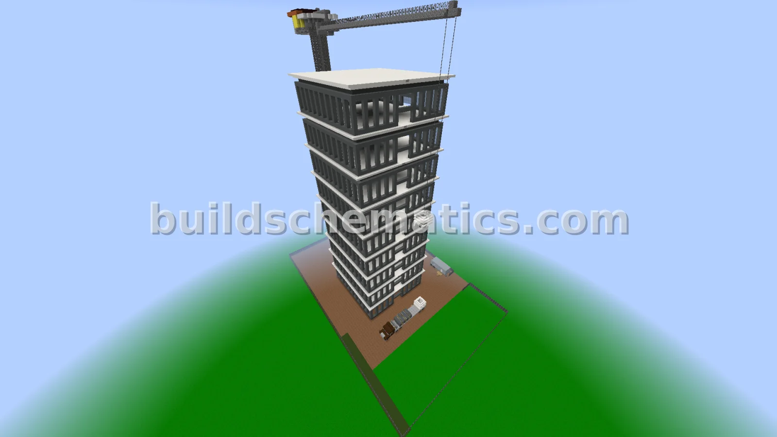 City Construction Site Underway — view 2