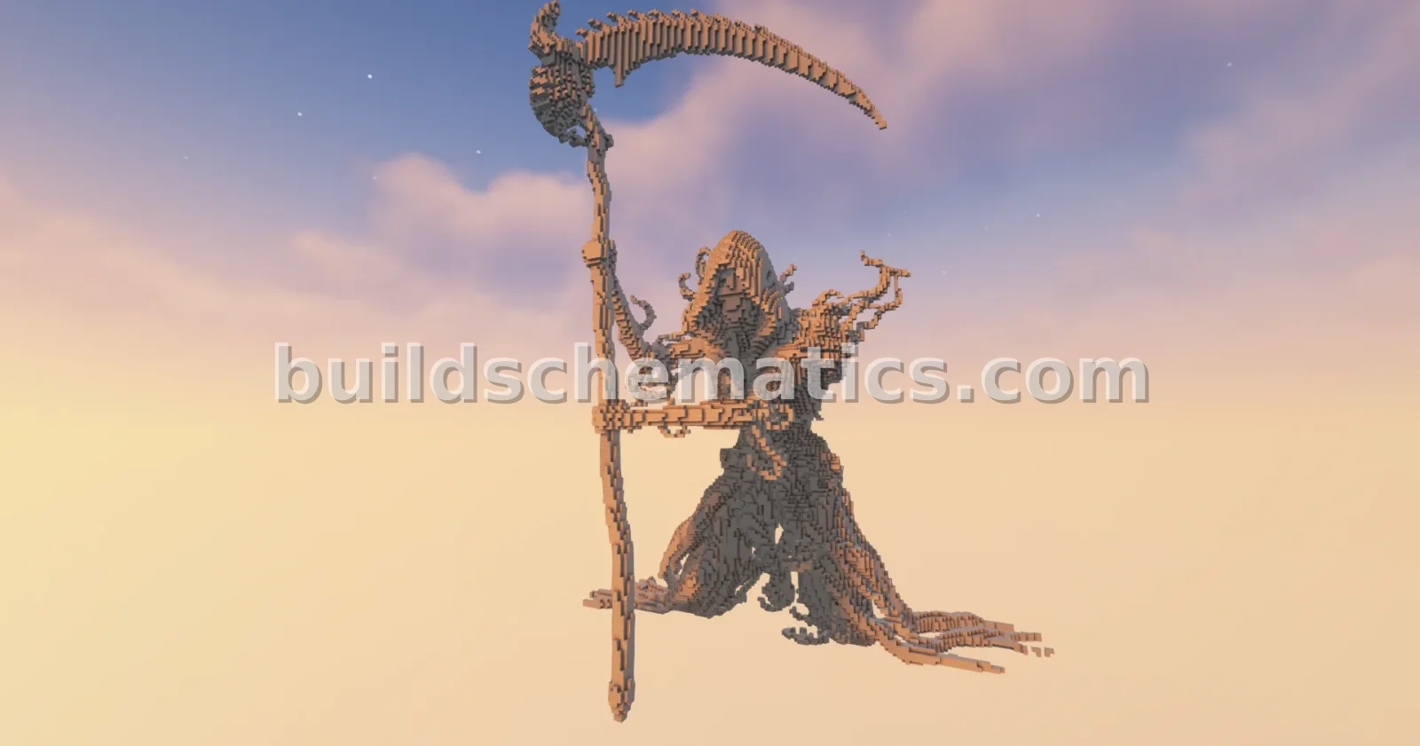 Reaper Void Statue Minecraft Build — view 2
