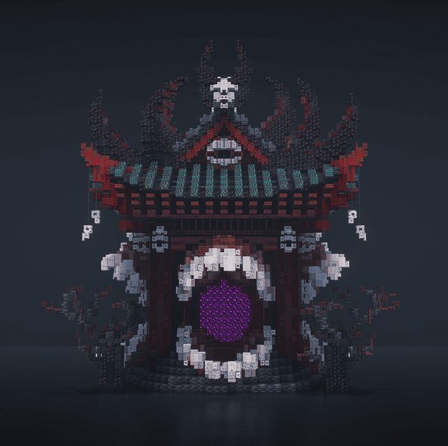 Sukuna Temple Minecraft Build