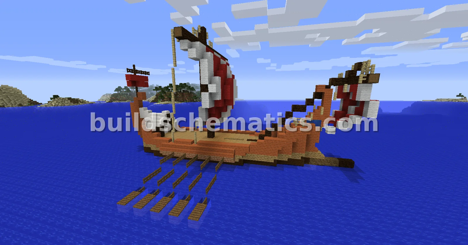 Ancient Roman Galley Ship — view 3