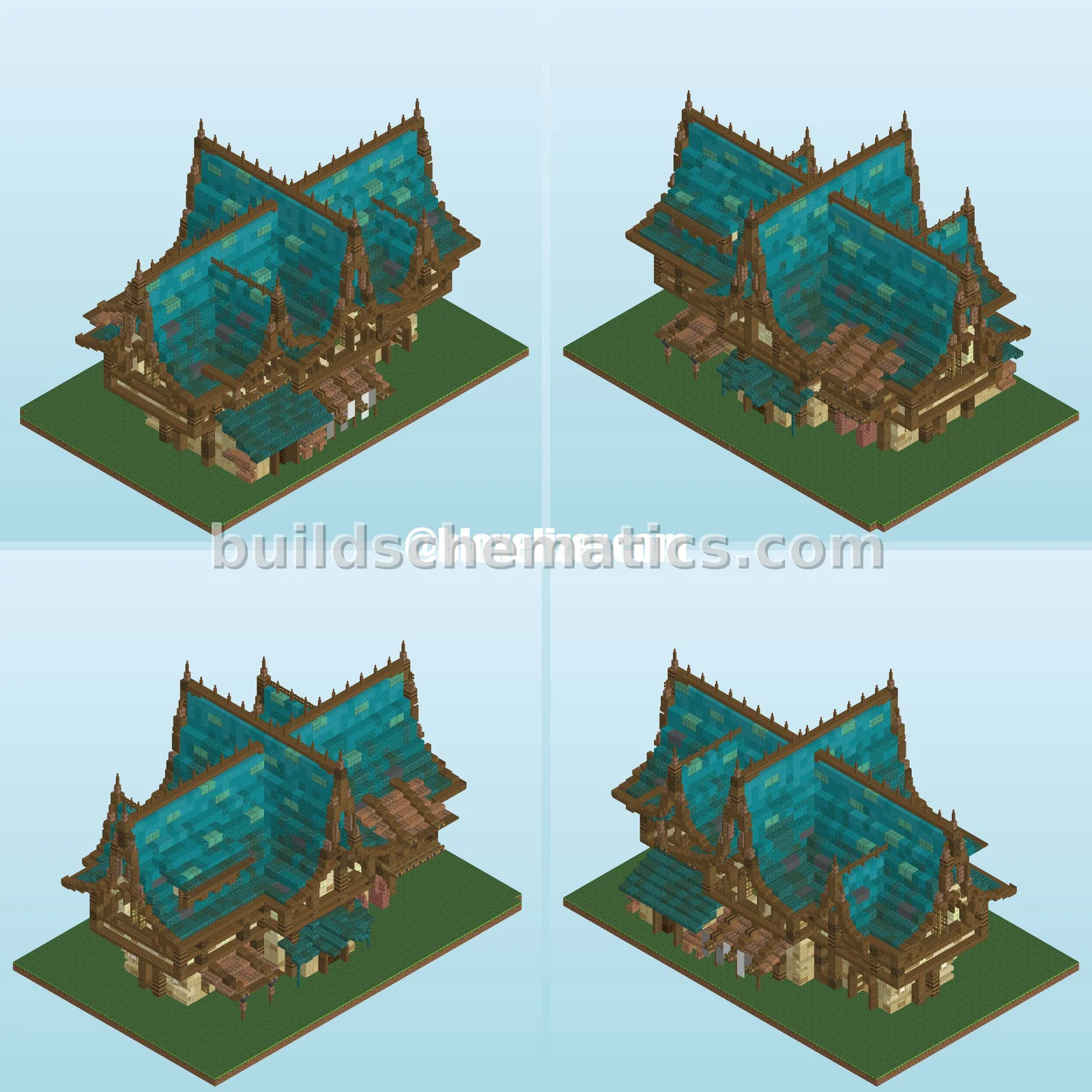 Medieval Shophouse - 7640 Blocks