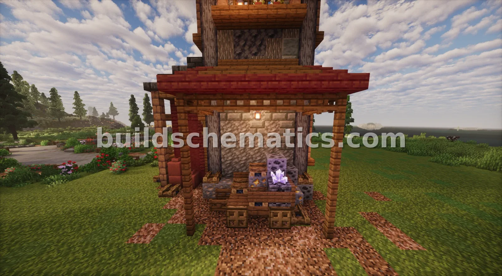 Fantasy Blacksmith House — view 3