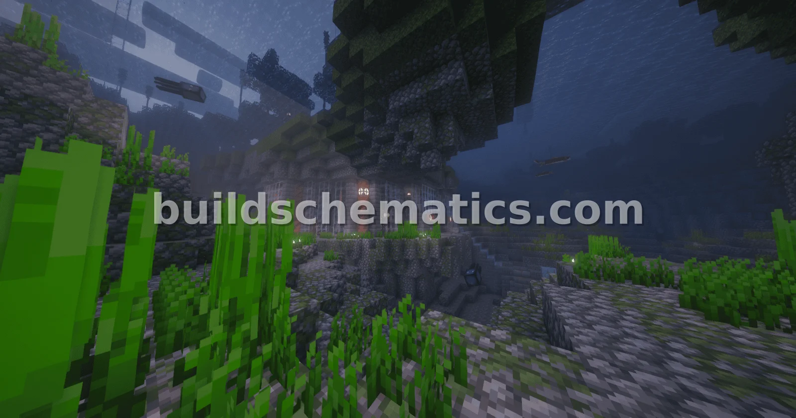 Medieval River Tower Base — view 3