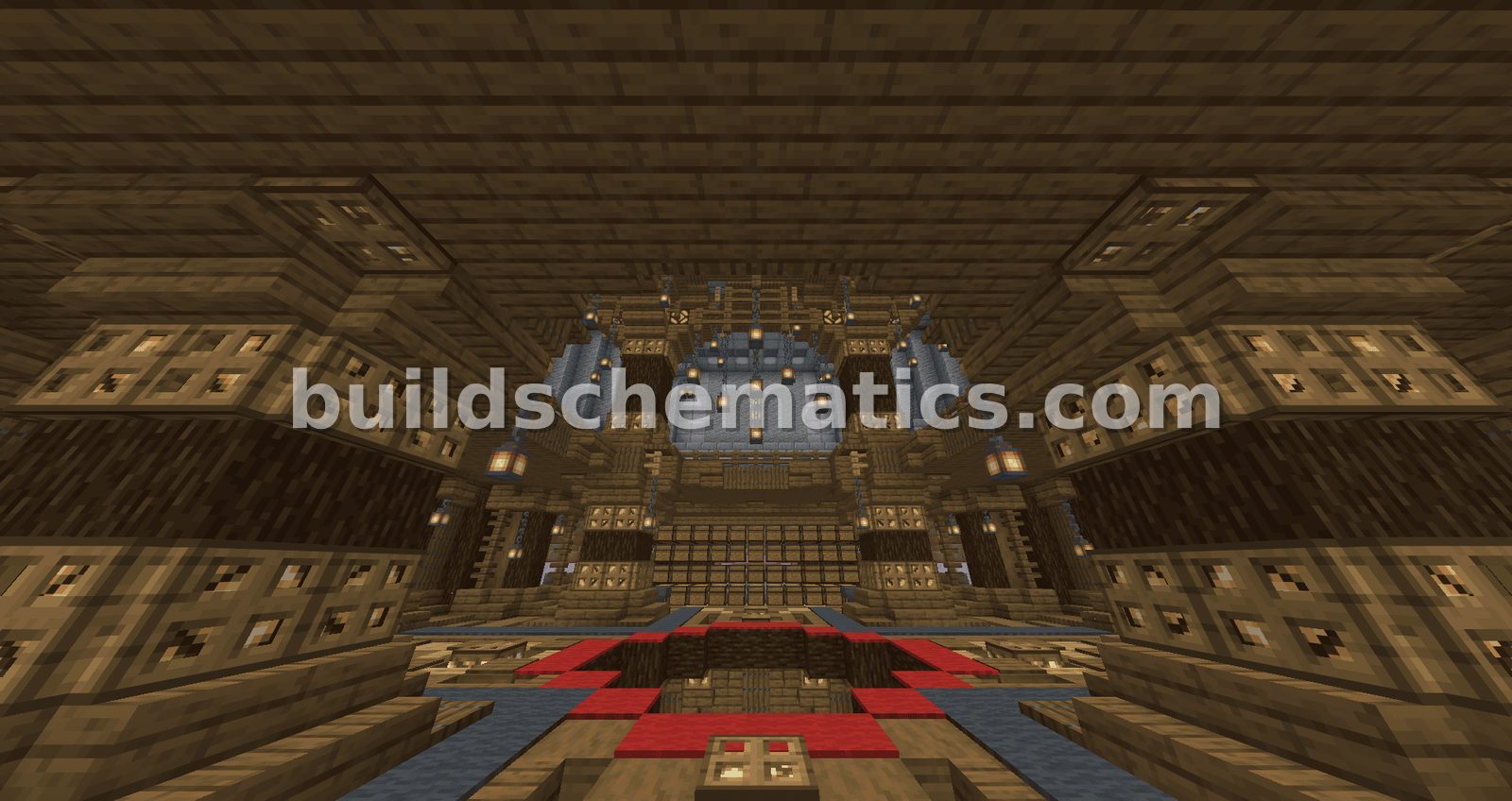 Fantasy Dragon Tower Build with Storage and Trading Hall — view 2