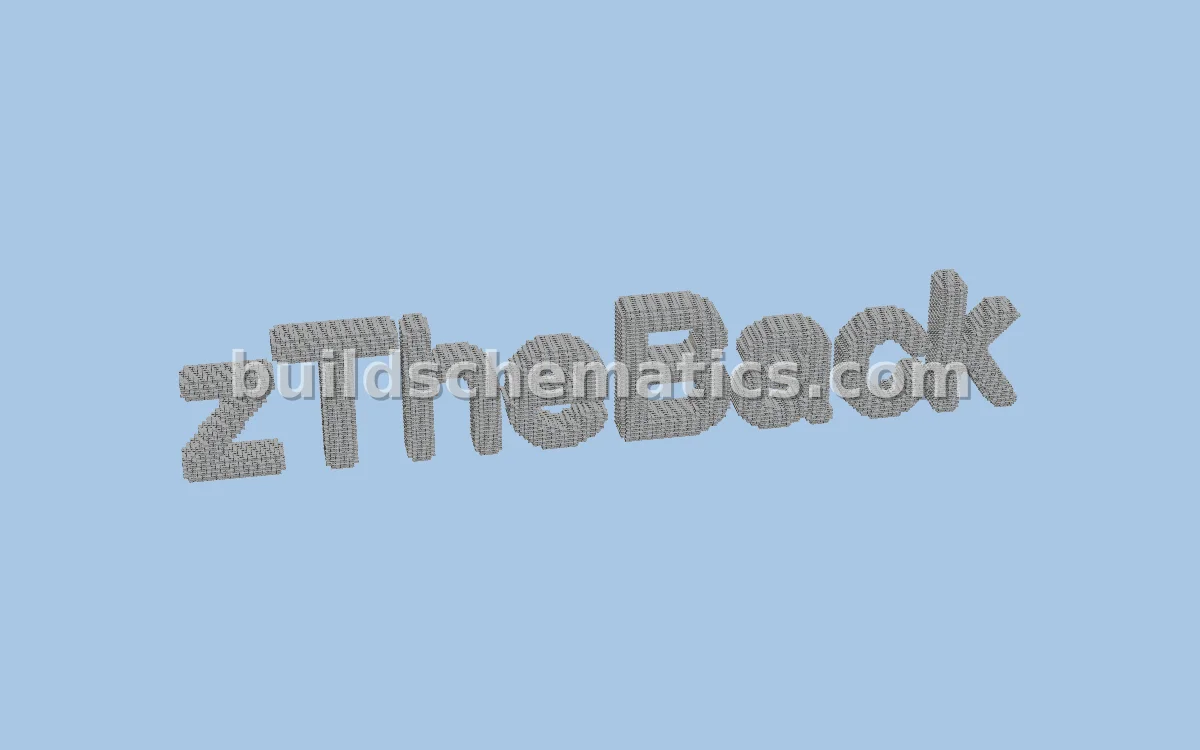 z The Back Minecraft Structure