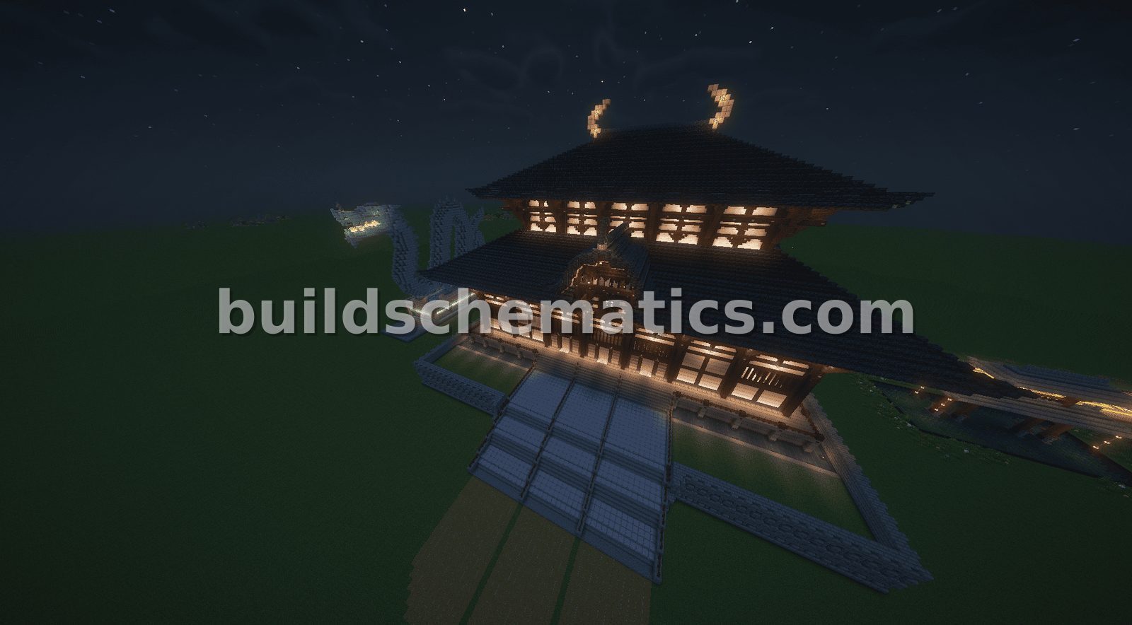 Japanese Todaiji Temple Build — view 3