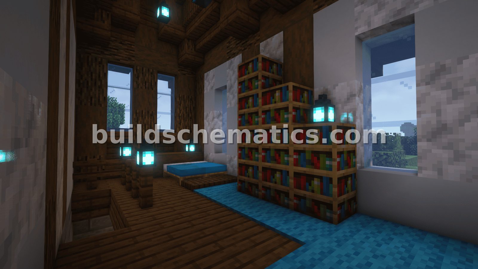 Fantasy Blue Roof House — view 3