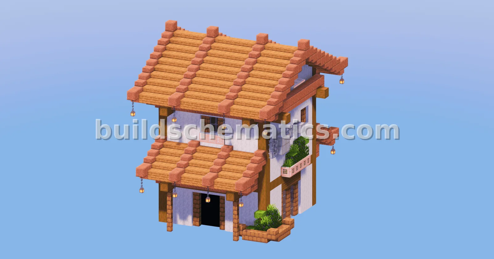 Jungle Japanese House 1 Minecraft Build