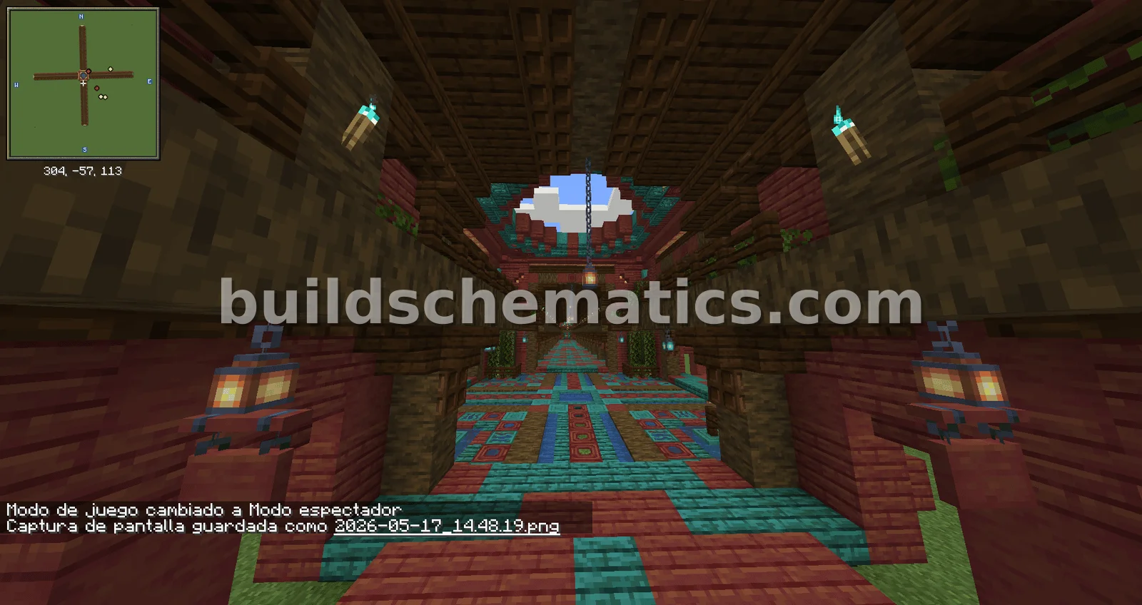 Trading Hall Aisle Build — view 3