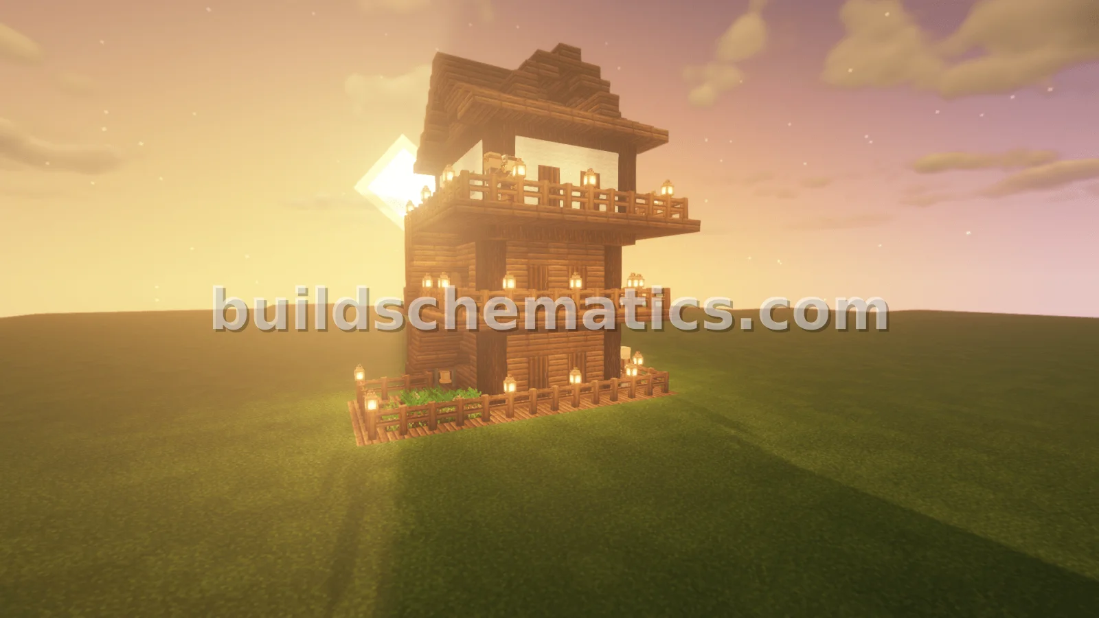 Village Tower With Villager Professions — view 2