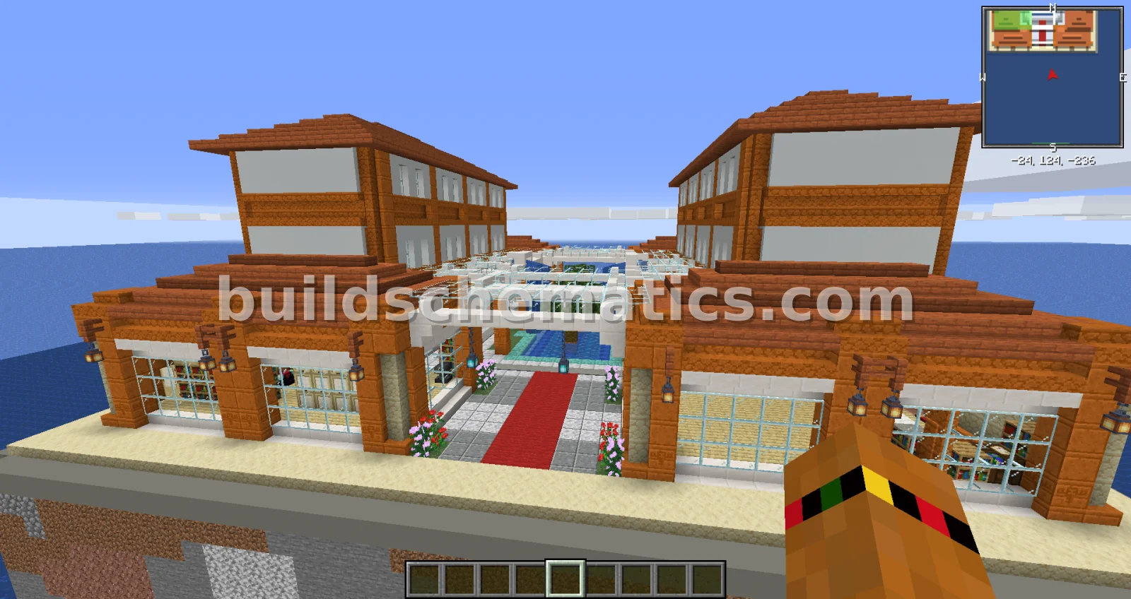 Mediterranean Style Shopping Center